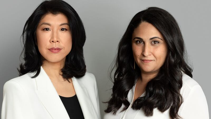 Cecilia Kang and Sheera Frenkel are award-winning writers who both cover technology for the New York Times. Photograph: Beowulf Sheehan