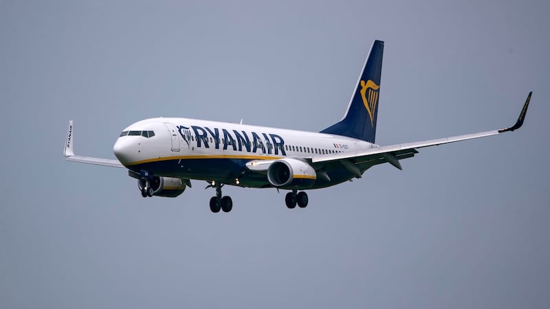 A Ryanair flight at Dublin Airport. Photograph: Colin Keegan, Collins Dublin