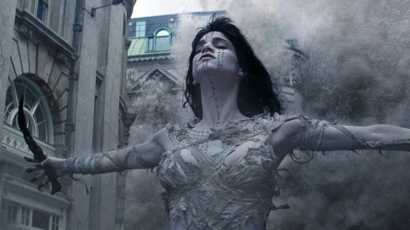 A mummified Sofia Boutella in, well, The Mummy