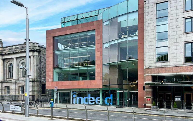 Indeed's offices at 124-127 St Stephen's Green in Dublin city centre