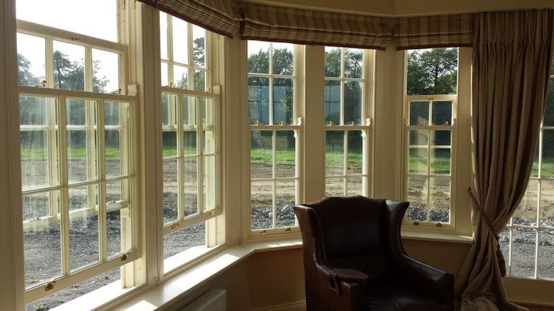 Georgian-style sliding sash window from Clock Tower Joinery