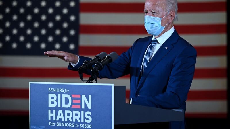 Democratic presidential candidate Joe Biden. He will not be able to be president of all of the US without prioritising the needs of the Trump voters, perhaps at the expense of the states that did vote for him. Photograph: Jim Watson/AFP via Getty Images