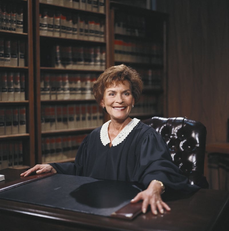 Judge Judy in the early years of her TV show. Photograph: Maureen Donaldson/Getty