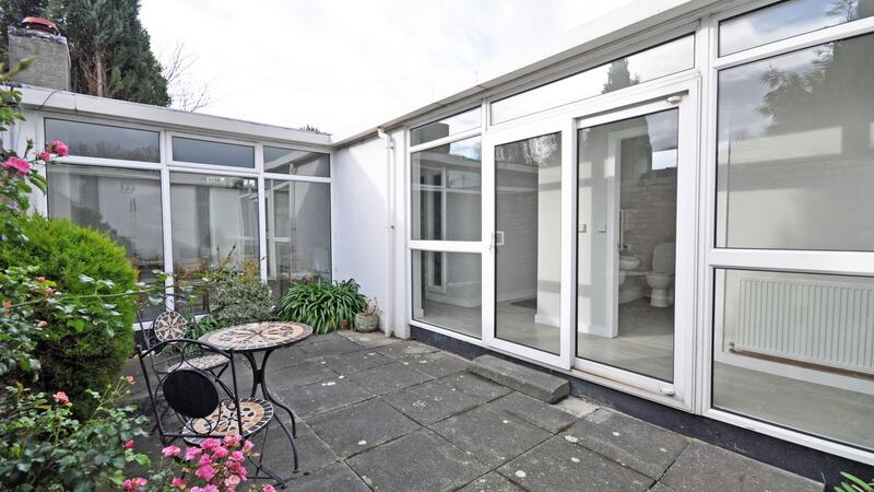 The internal courtyard of 1 The Gables, Ballinteer Road