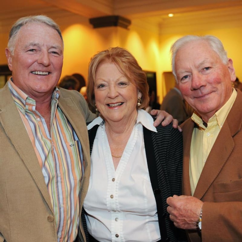 Mike Murphy, with Gay Byrne and Kathleen Watkins at the 60th anniversary performance by the RTÉ Concert Orchestra in 2008. Photograph: Dave Meehan