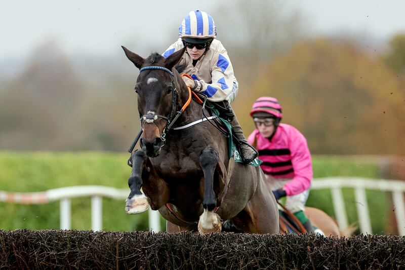 The Bar One Racing Fortria Steeplechase (Grade Two) with Rachael Blackmore aboard Captain Guinness. Photograph: Laszlo Geczo/Inpho