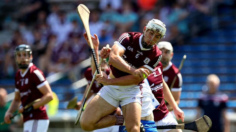 Daithí Burke is the new Galway captain but will he revert to full back? Photograph: Ryan Byrne/Inpho