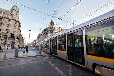 The Luas. 