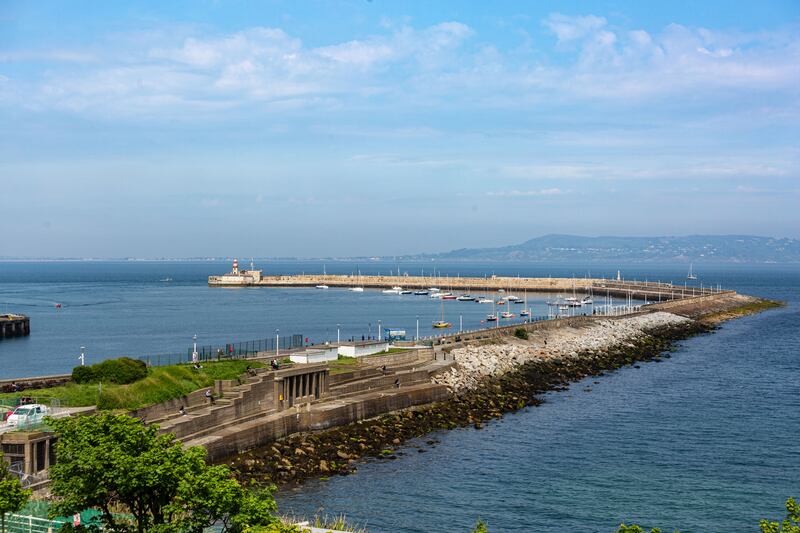 View of the pier at Dún Laoghaire