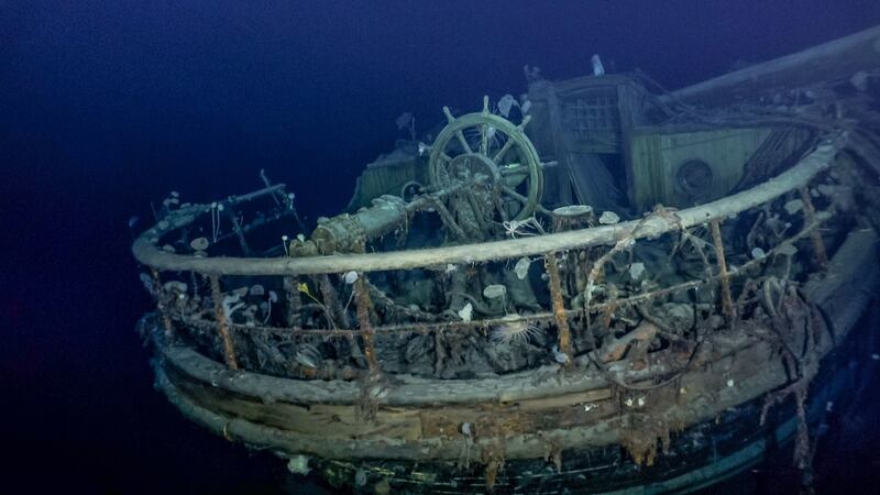 Discovery of the Endurance will further enhance the reputation of Shackleton. Photograph: Falklands Maritime Heritage Trust/National Geographic/PA Wire