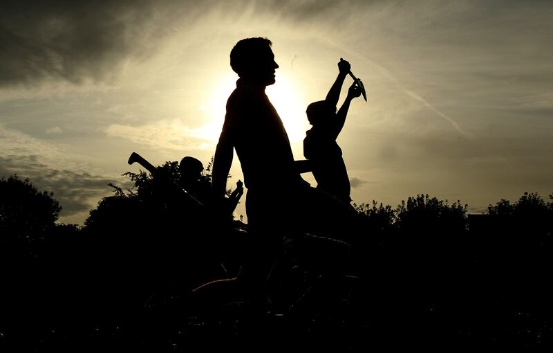 Warming up: "Sports science, strength and conditioning became not just accessible but essential." Photograph: Inpho/James Crombie