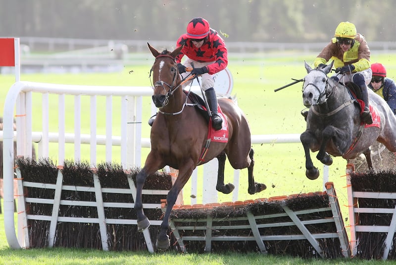 The Big Westerner: broke her maiden in impressive style at Punchestown and will compete in Limerick's day one highlight, the Grade Two novice hurdle. Photograph: Peter Mooney/Inpho 