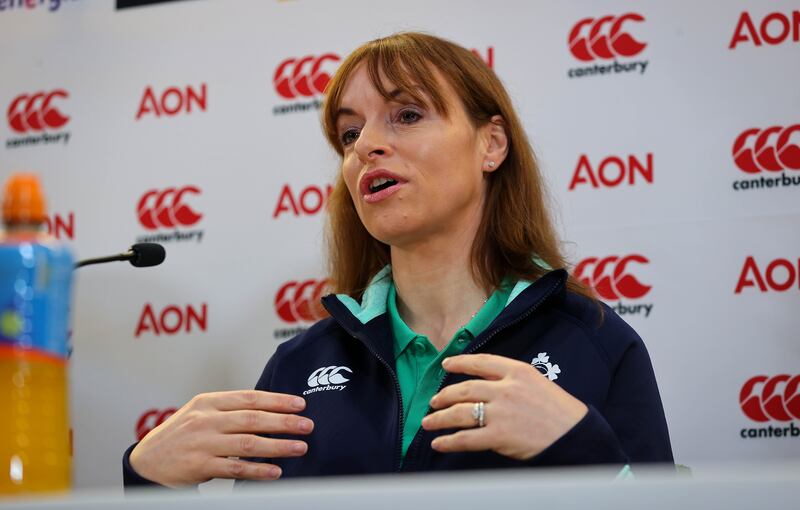 Fiona Steed of IRFU. Photograph: Ryan Byrne/Inpho