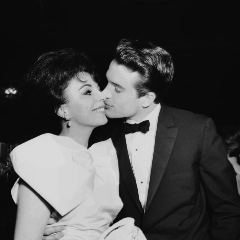 Joan Collins and Warren Beatty in Los Angeles, California, circa 1959. Photograph: Earl Leaf/Michael Ochs Archives/Getty