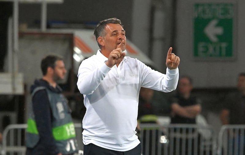 Willy Sagnol, Georgia's head coach. Representatives of the former French international recently confirmed they have not been contacted by the FAI. Photograph: Georghi Licovski/EPA-EFE