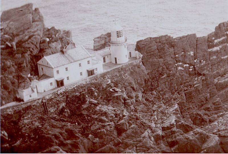 Skellig Michael lighthouse circa 1908. Photograph: Alan Hayden/Archaeological Projects