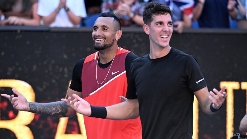 Nick Kyrgios and Thanasi Kokkinakis have been dubbed the ‘Special Ks’. Photograph: Dave Hunt/EPA