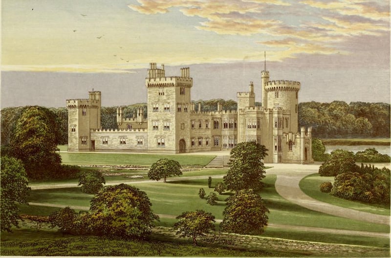 An engraving of Dromoland Castle, then the seat of Lord Inchiquin, made in 1840. Photograph: Smith Collection/Gado/Getty Images