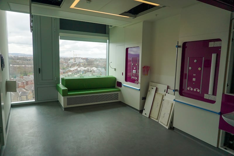 A private room in the national children's hospital.  Photograph: Enda O'Dowd