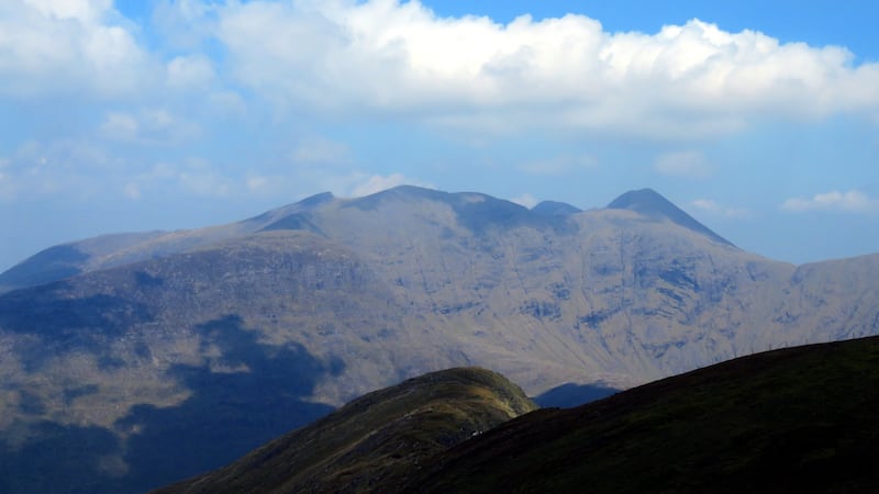 The southern slopes of Carrauntoohil and Caher