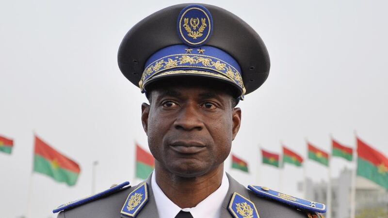 Spymaster general Gilbert Diendere: leader of the coup in Burkina Faso. Diendere, a one-time powerful aide to deposed    president Blaise Compaore,   operates an intelligence network spanning West Africa.  Photograph: Ahmed Ouoba/AFP/Getty Images