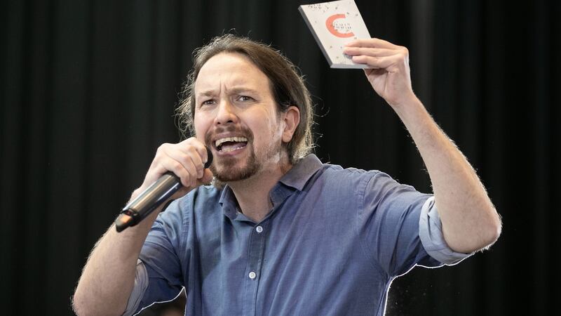 Pablo Iglesias,  leader of Spain’s Podemos: discovered that footage from a camera installed outside his house near Madrid was being streamed on a website available for free viewing.  Photograph: Javier Cebollada