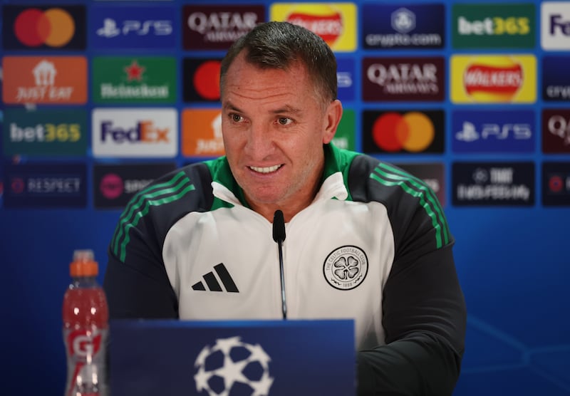 Celtic manager Brendan Rodgers described Champions League opponents Bayern Munish as “football royalty”. Photograph: Ian MacNicol/Getty Images