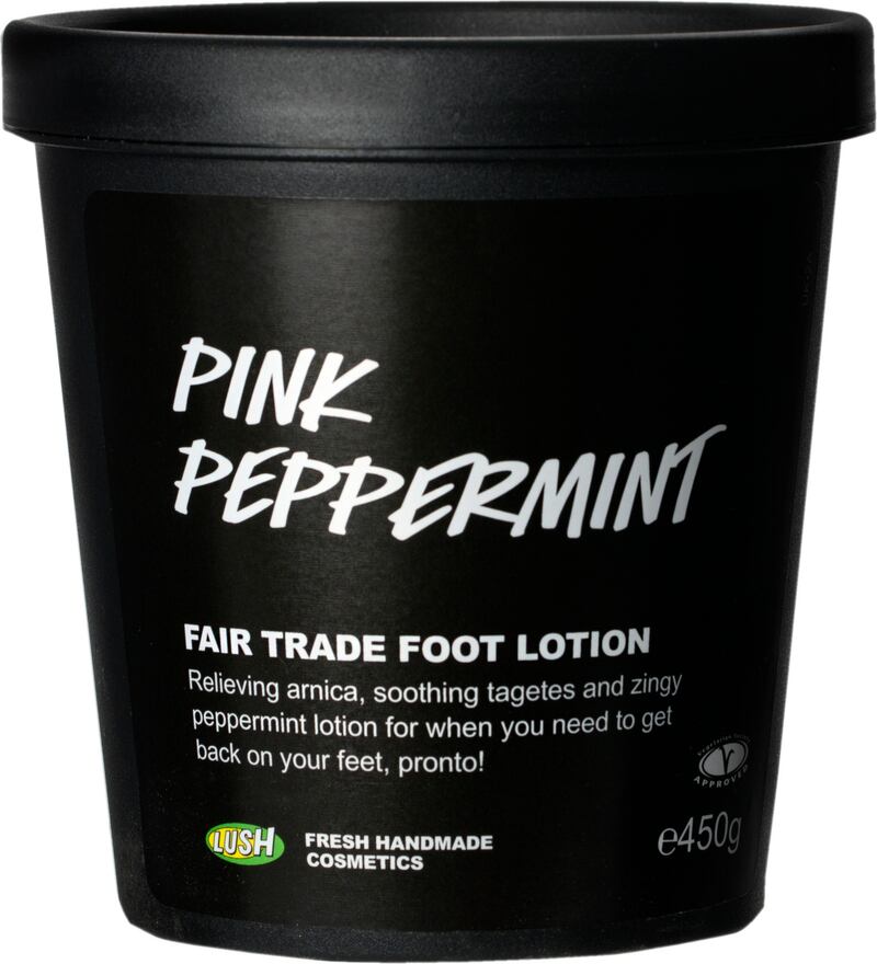 Lush Pink Peppermint Foot Lotion (€21.50 at Lush stores nationwide)