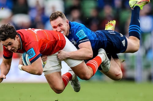 Leinster’s accuracy proves key as they see off Munster in demolition derby