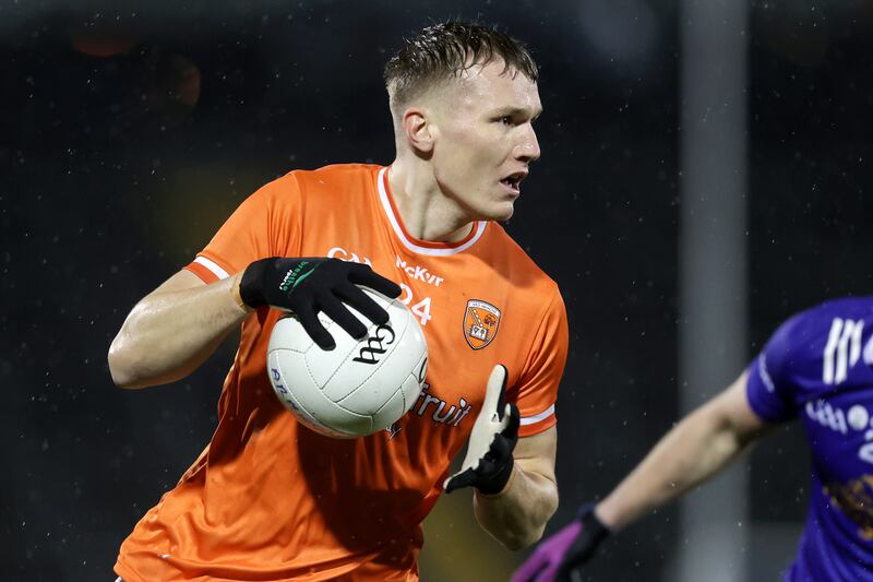 Armagh's Rían O’Neill impressed in the opening win over Monaghan. Photograph: Laszlo Geczo/Inpho