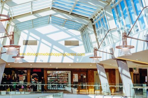 A literary festival in a shopping centre