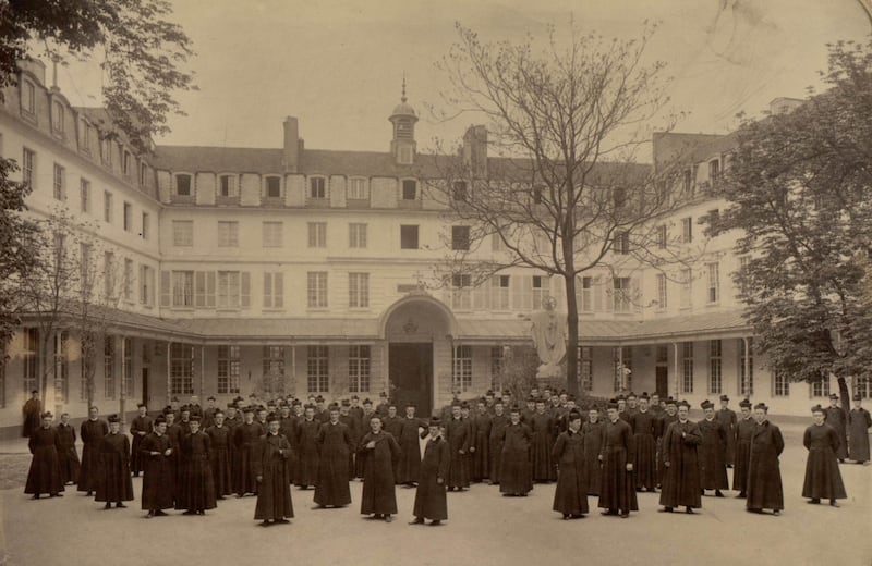 Students of the Irish College in 1906-1907. Photograph: CCI archives