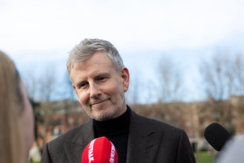 Patrick Kielty: 'When you’re born a Patrick, in a place called Downpatrick, you went to St Patrick’s school, to actually be the grand marshal of the Paddy’s Day parade, it just doesn’t really feel real.' Photograph: Sam Boal/Collins