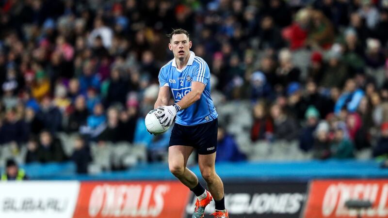 Philly McMahon: “I’ve only really started playing the last two years. I’m hoping this is my third year, of playing decent football and enjoying it.” Photograph: Tommy Dickson/Inpho