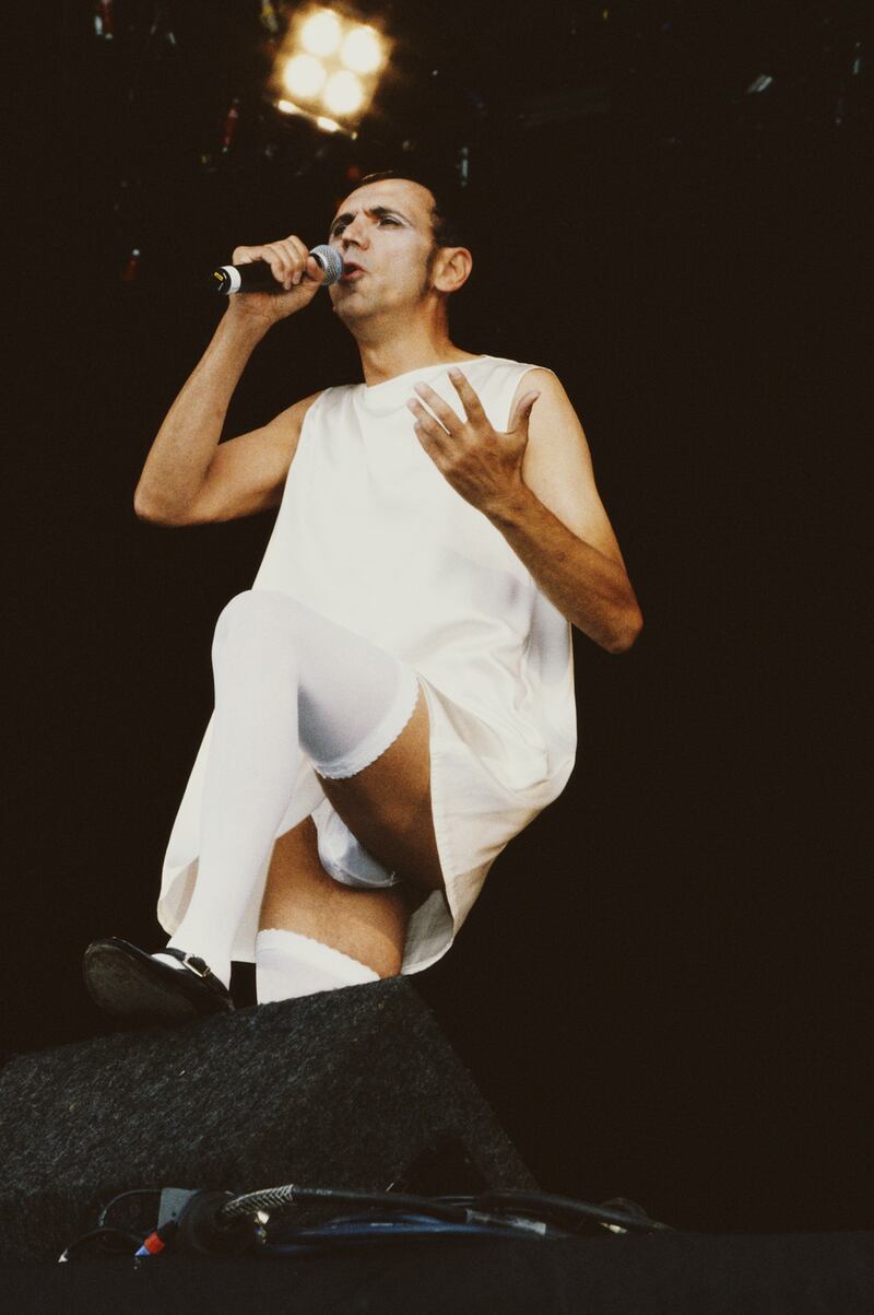 ‘Bottles were thrown – but they weren’t glass’… at Reading festival in 1999. Photograph:   Andy Willsher/Redferns/Getty Images