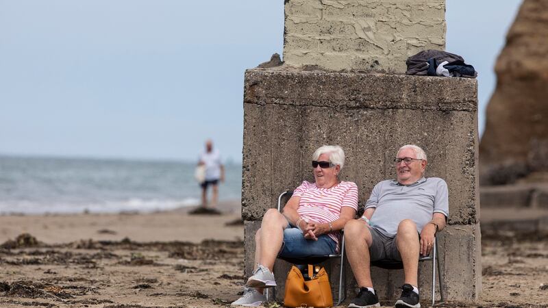 Burrow Beach in Dublin. Photograph: Damien Eagers