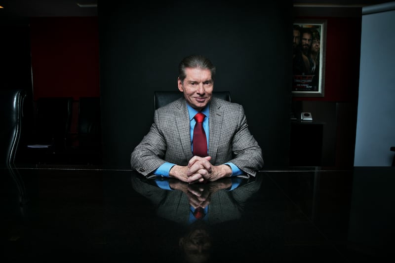 Vince McMahon, former CEO of WWE. Photograph: Jesse Dittmar/The New York Times