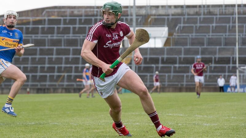 Niall Burke: he  was the only Galway hurler working in Dublin last year but he has since found employment back west. Photograph: Morgan Treacy/Inpho