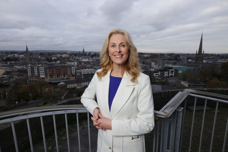 Fianna Fáil candidate Alison Comyn at the Millmount Museum in Drogheda. Photograph: Alan Betson