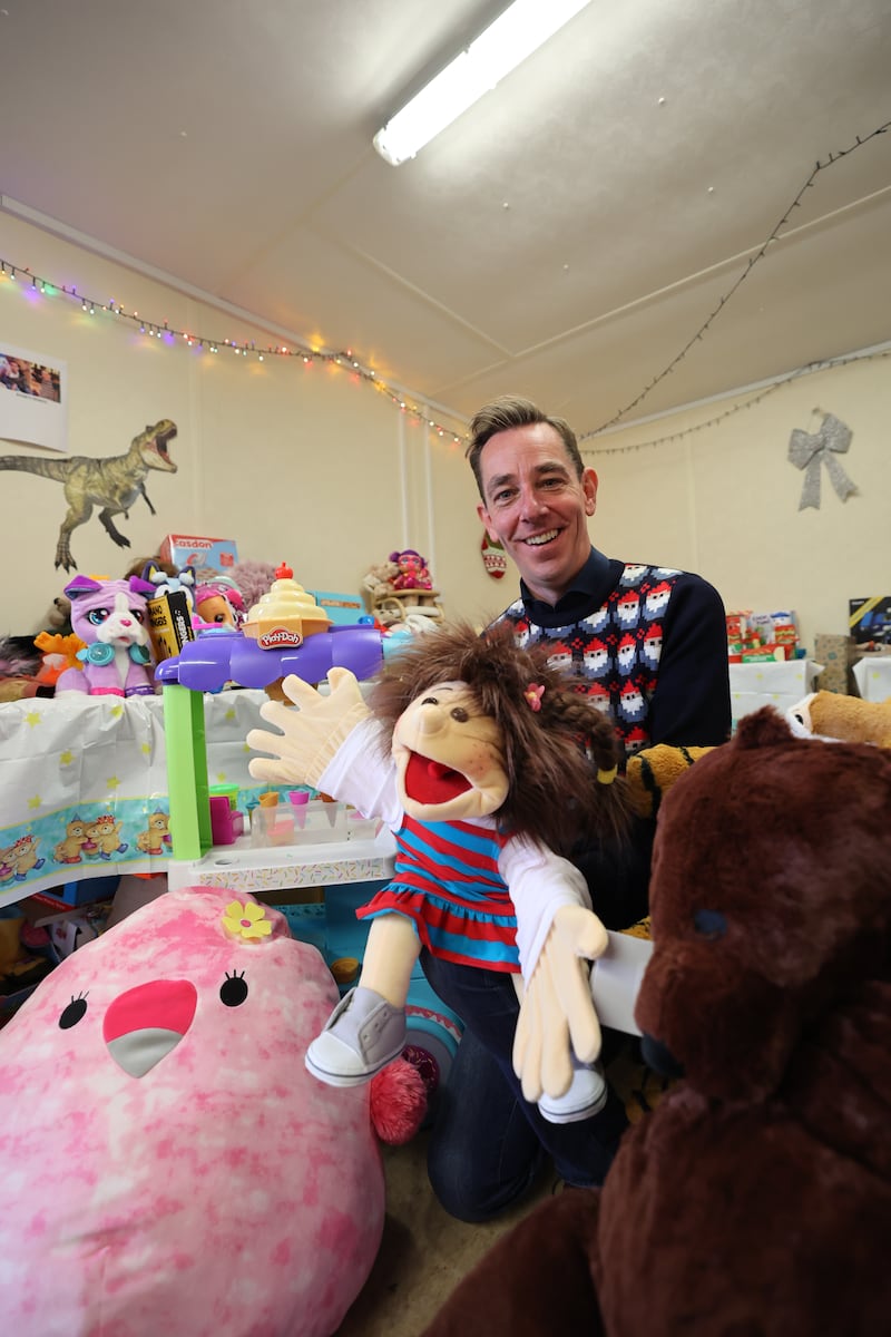 Ryan Tubridy: 'Things breaking is a tradition on the Toy Show.'   Photograph: Nick Bradshaw