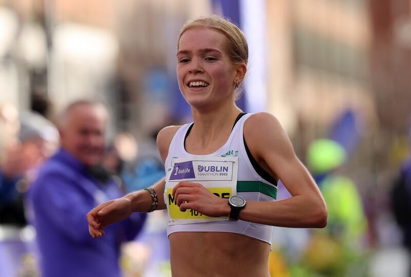 Irish Women’s National Championship winner Courtney McGuire. Photograph: Bryan Keane/Inpho