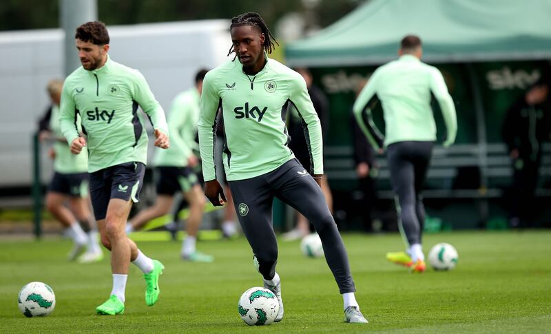 Bosun Lawal: maybe the Stoke City man could fill the midfield hole beside Josh Cullen. Photograph: Ryan Byrne/Inpho 