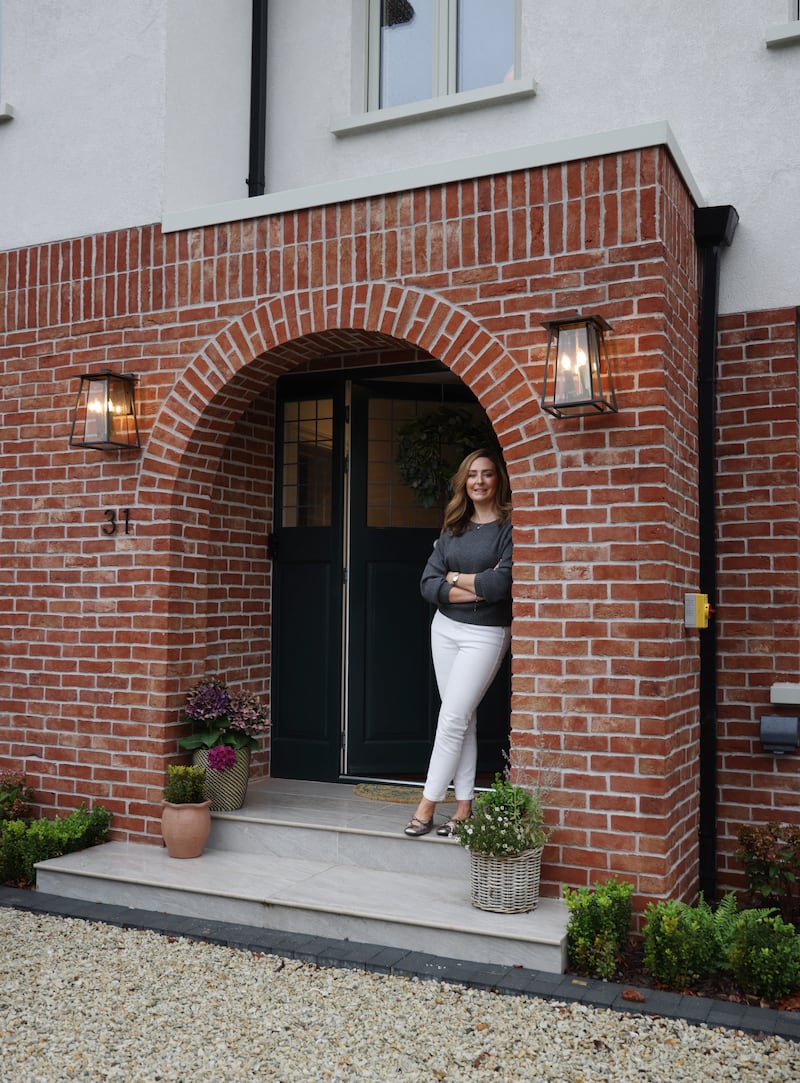 Laura Larkin: one of her priorities included a red brick arch at the front door. Photograph: Bryan O’Brien

