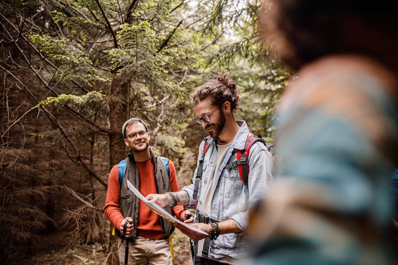  Orienteering is a timed race that involves navigation. Photograph: Getty Images 