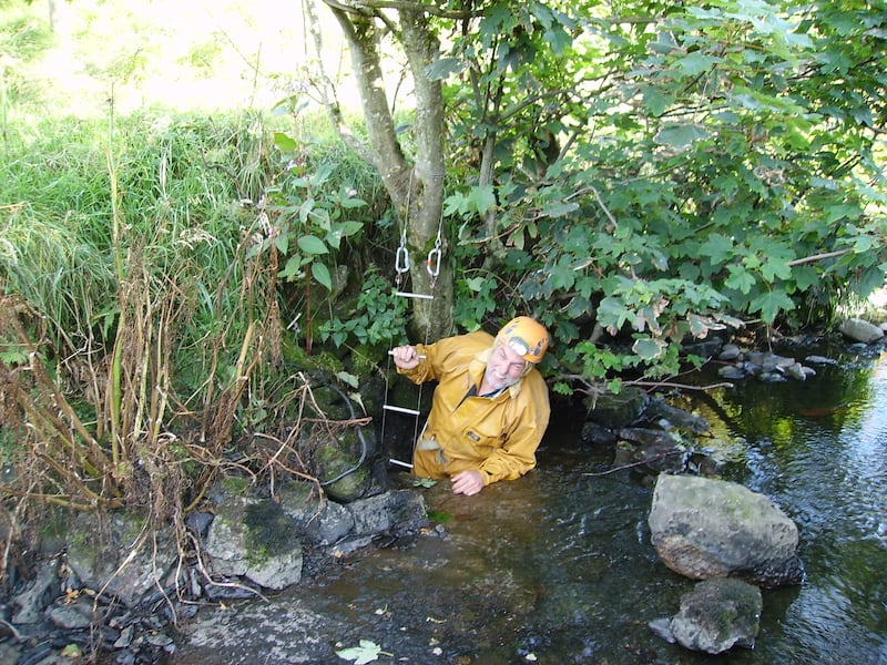 Pat Cronin, caving instructor and honorary member of Pegasus Caving Club in Co Clare