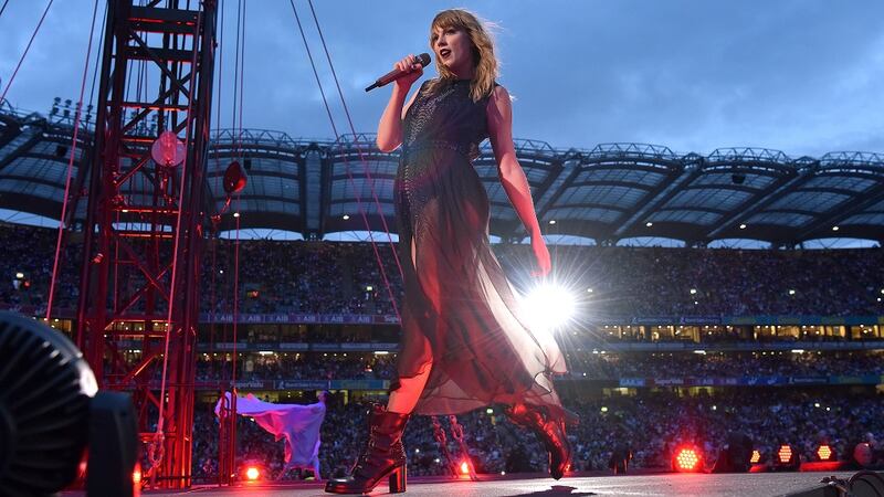 Taylor Swift performs on stage during her reputation Stadium Tour at Croke Park on June 16, 2018 in Dublin, Ireland. Photograph: Getty Images