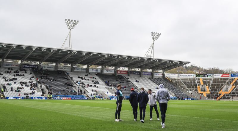 Kilkenny fans were outnumbered by seven or eight to one for the league final against Limerick in Pairc Ui Chaoimh last month. Photograph: Evan Treacy/Inpho