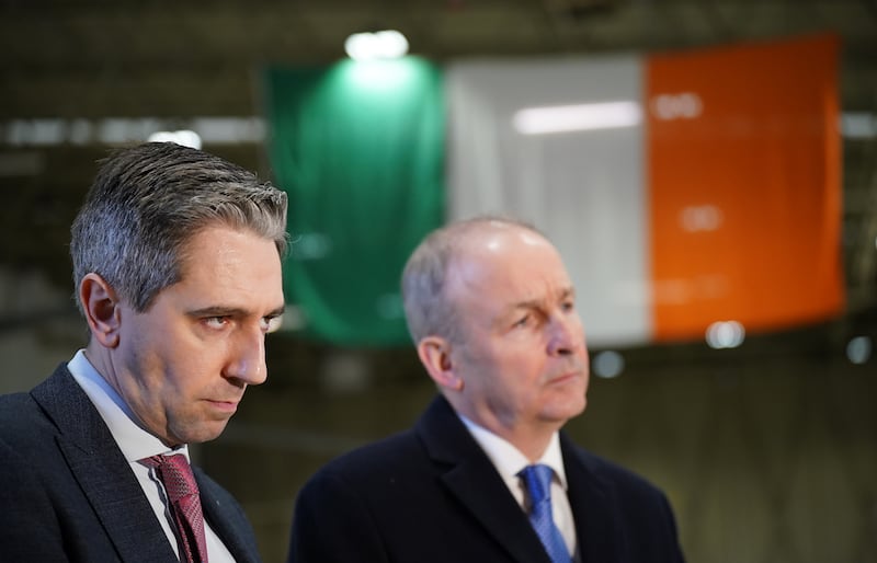 The joining together of Fine Gael and Fianna Fáil marked an apt conclusion to the first century of nation building. Photograph: Niall Carson/PA