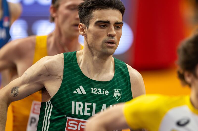 Ireland’s Andrew Coscoran also finished in sixth place in the men's 3,000m final. Photograph: Morgan Treacy/Inpho