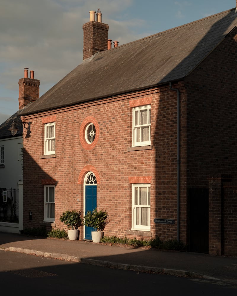 A home in Poundbury. Photograph: Francesca Jones/The New York Times